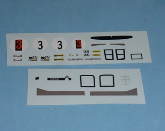 high quality 1:43 decals Ferrari 512S Ecurie Francorchamps Kyalami 9 hours 1970 #3 Madyero by Remember TK35