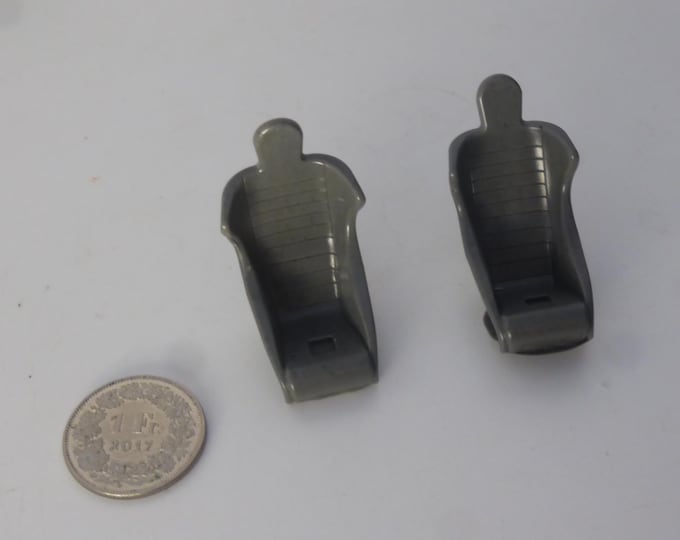 1:24 racing seats (2 pieces) for rally, sports, GT and touring cars of the 70-80s Porsche 934 935 Carrera RSR etc