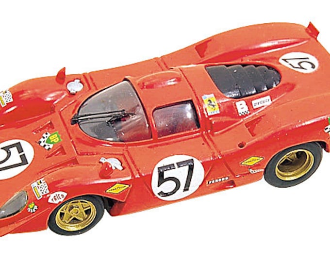 Ferrari 312 P Coupé NART Le Mans 1970 #24 Parsons/Adamowicz Tameo Kits TMK031 1:43 to paint and to assemble