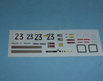 1:43 decals Ferrari 512S Ecurie Francorchamps 1000km Spa 1970 #23 Madyero by Remember TK30