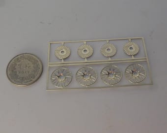 1:43 photoetched wheel inner parts and disk brakes for GT and racing cars