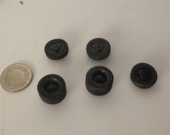 1:43 wheels set for medium trucks of the 70-80s Iveco OM Magirus Unic etc Nonomologati