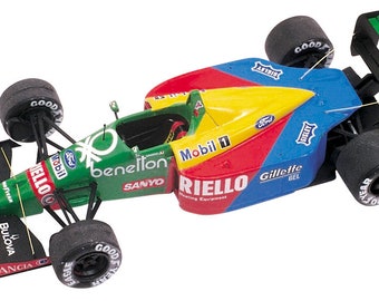 Benetton Ford B189 F.1 British GP 1989 Emanuele Pirro or Alessandro Nannini Tameo Kits TMK092 1:43 to paint and to assemble