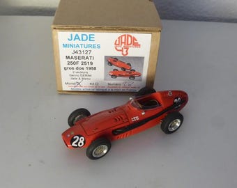 Maserati 250 F F.1 Scuderia Centro-Sud GP Marocco 1958 #28 G.Gerini Jade factory built 1:43 J43127M28