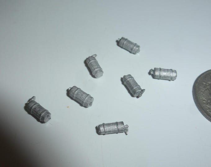 1:43 white metal racing extinguishers rally and racing models (pack of 7 pcs)
