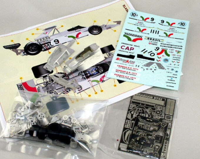 Brabham Cosworth BT42 German GP 1973 Wilson Fittipaldi or Rolf Stommelen TAMEO Kits SLK087 1:43 to paint and to assemble