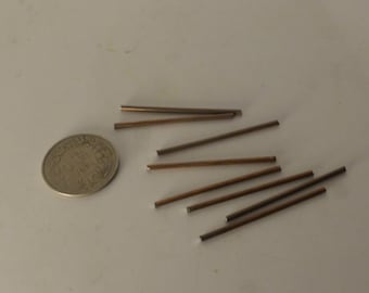 Brass axles (mm 37.75x1.57 with round section) for 1:43 scale models axles 8 pieces