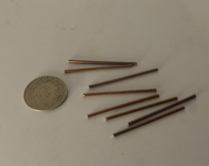 Brass axles (mm 37.75x1.57 with round section) for 1:43 scale models axles 8 pieces