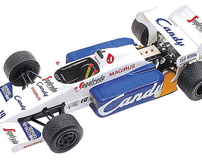Toleman Hart TG184 F.1 Monaco Grand Prix 1984 Senna or Cecotto TAMEO Kits TMK227 1:43 to paint and to assemble