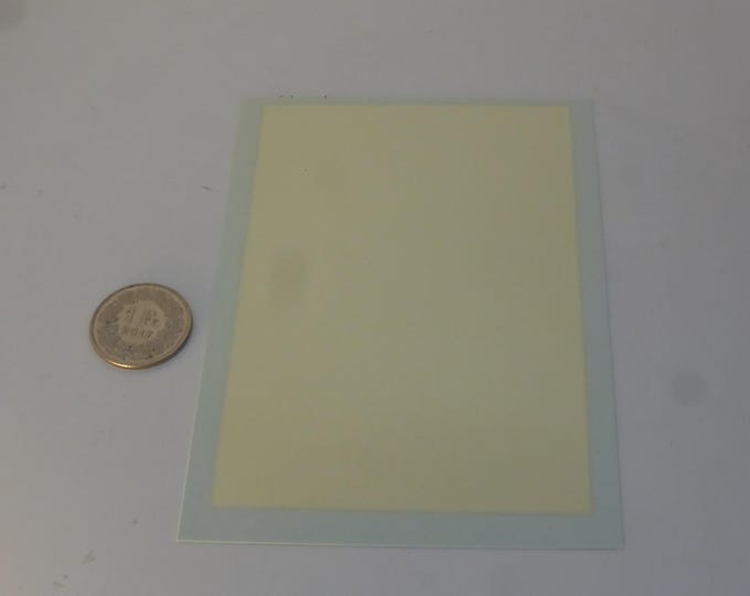 Waterslide decals sheet GLOSS IVORY colour (cm 11.25x7.65) Interdecal production