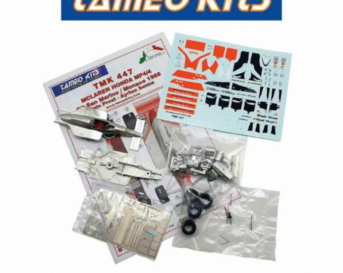McLaren Honda MP4/4 Monaco GP 1988 Prost or Senna TAMEO Kits TMK447 1:43 to paint and to assemble