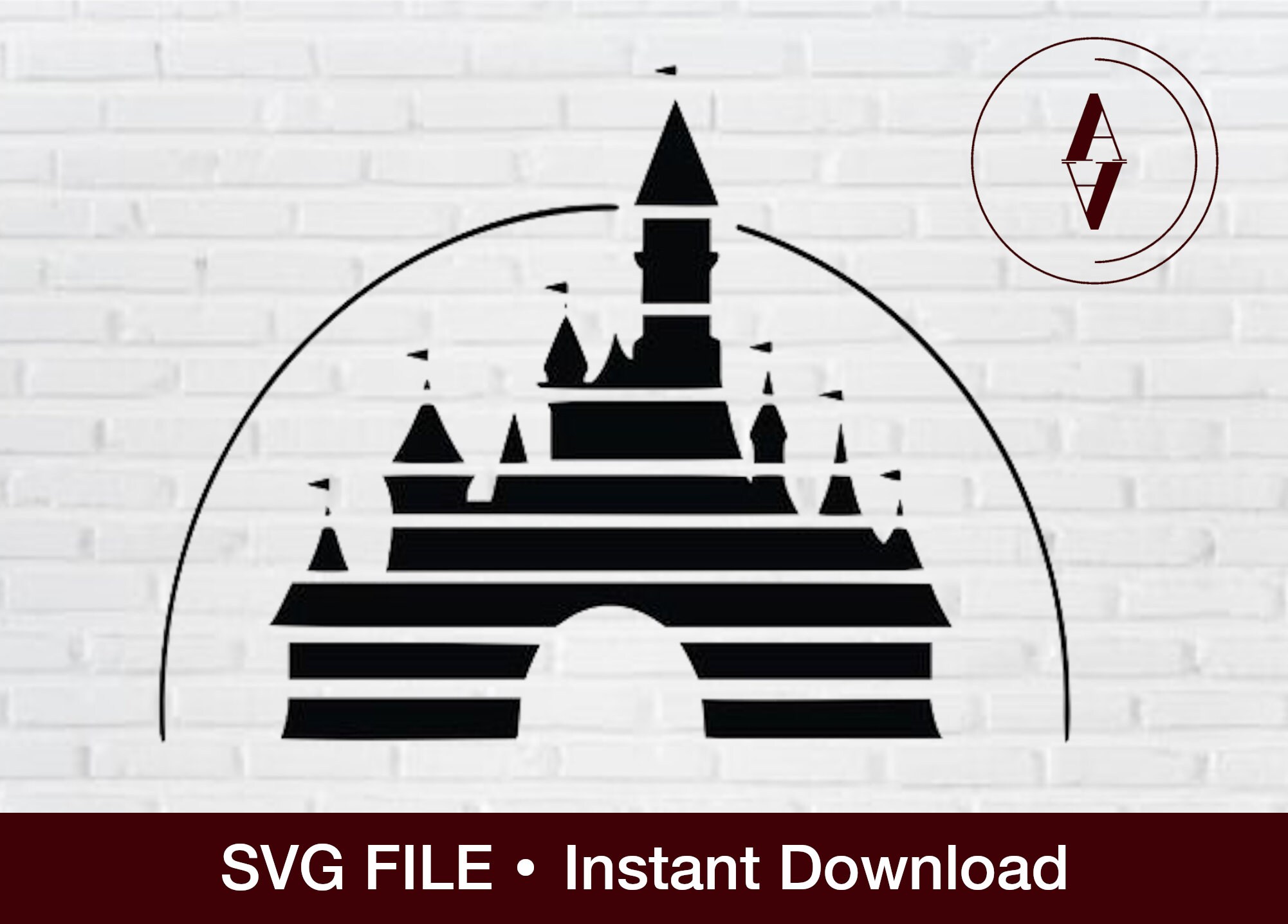 Disney Castle SVG File