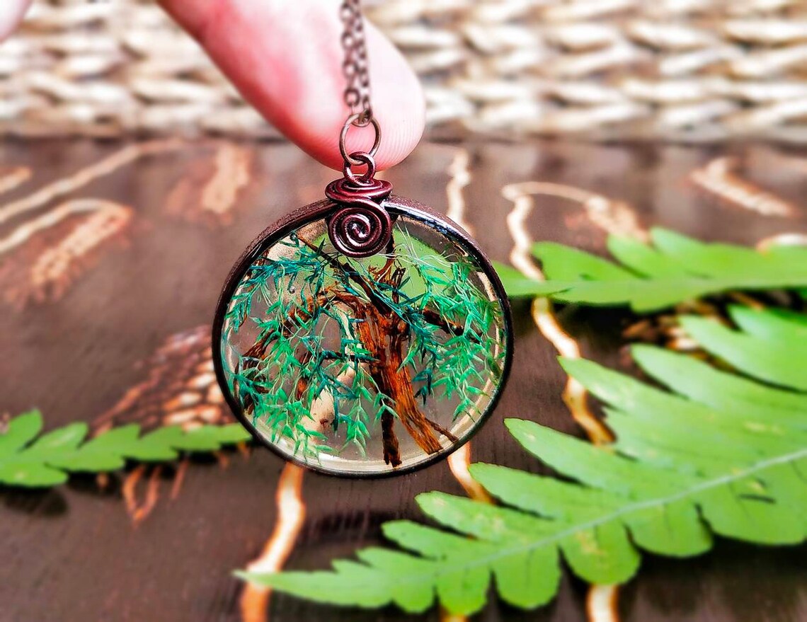 Weeping Willow Tree Necklace/willow Anniversary Gift/weeping Etsy