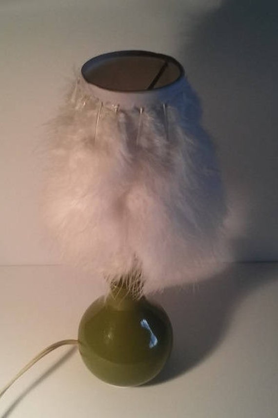 fluffy table lamp