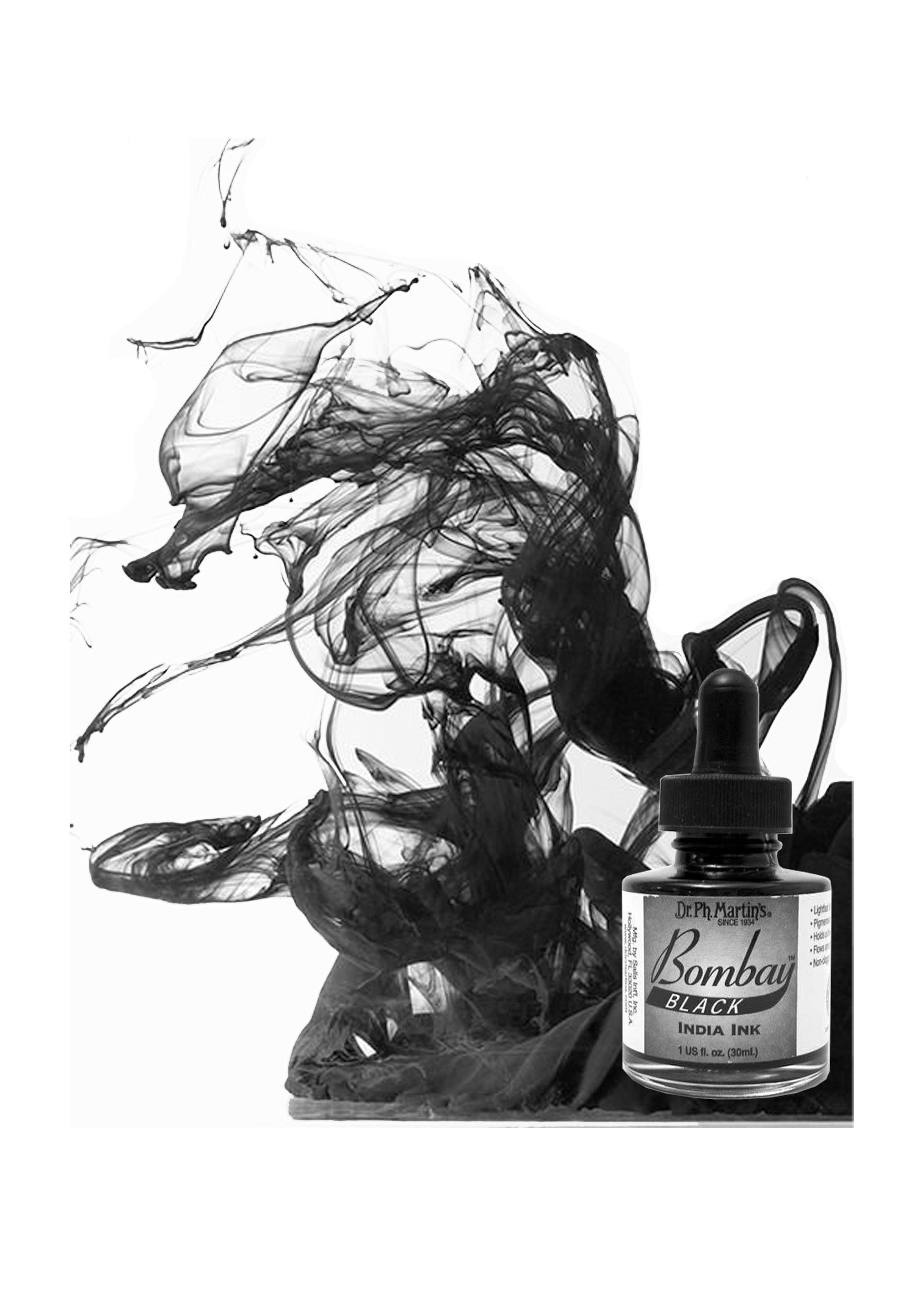 Black & white - Dr PH Martin's Bombay Indian Ink