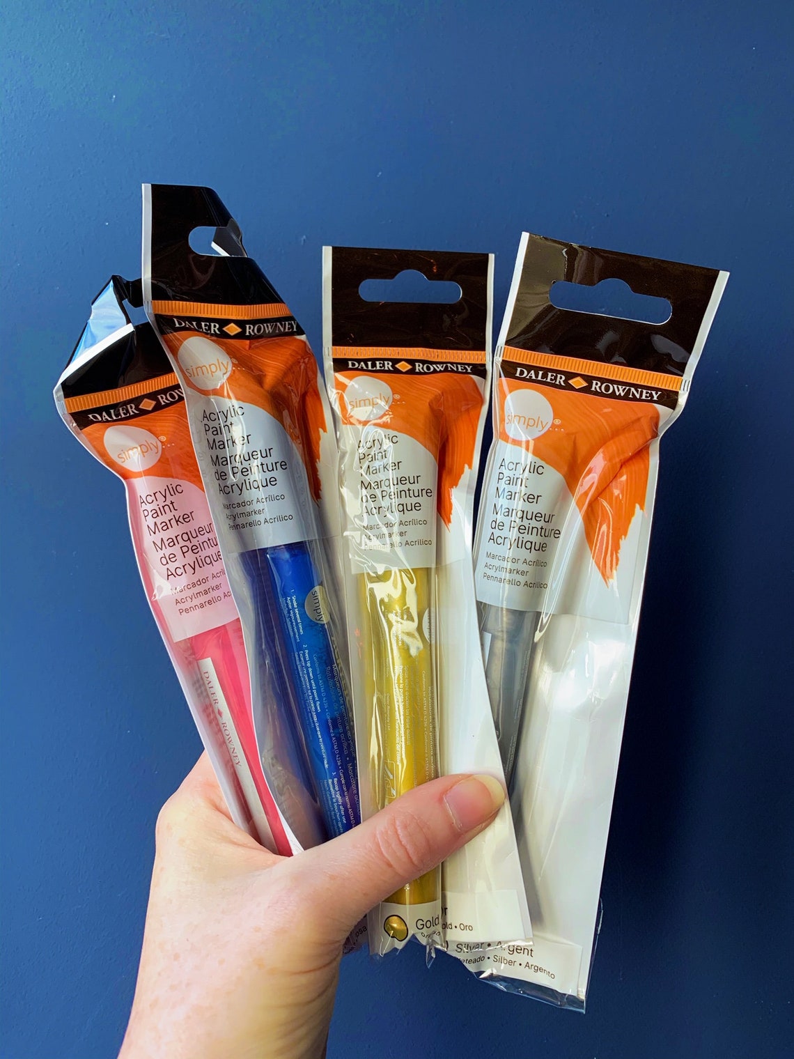 Daler Rowney Acrylic Paint Markers Etsy UK