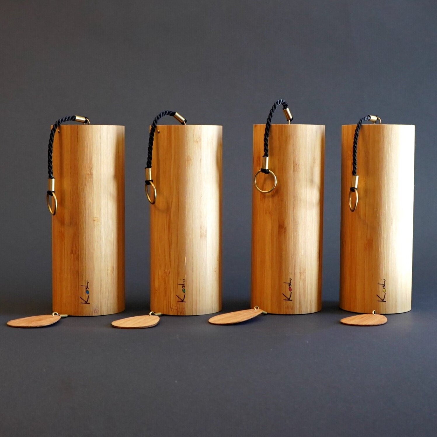 Set of 4 Koshi Chimes Free Shipping Optional Stand and Bag Etsy