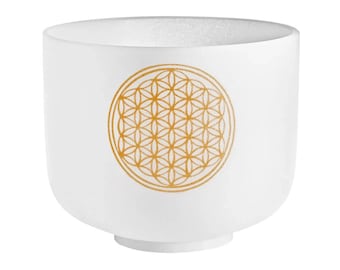 Meinl 10" Flower of Life Crystal Singing Bowl 128 Hz