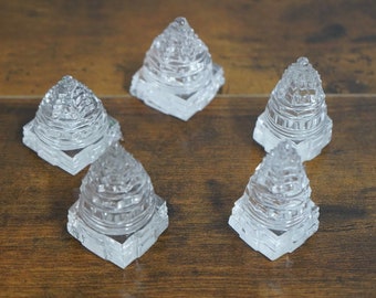 Himalayan Quartz Crystal Sri Yantra 6-7 Grams (For 1 Piece)