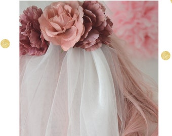 Flower Veil Country Blooms