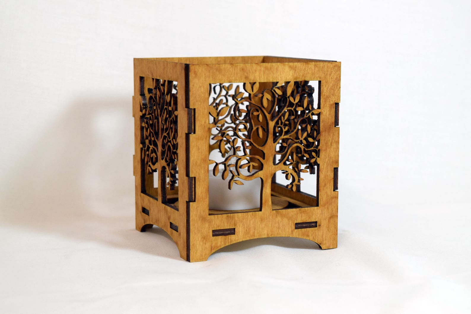 Tree of Life Tealight Candle Holder. Laser Cut Tealight Candle Etsy UK