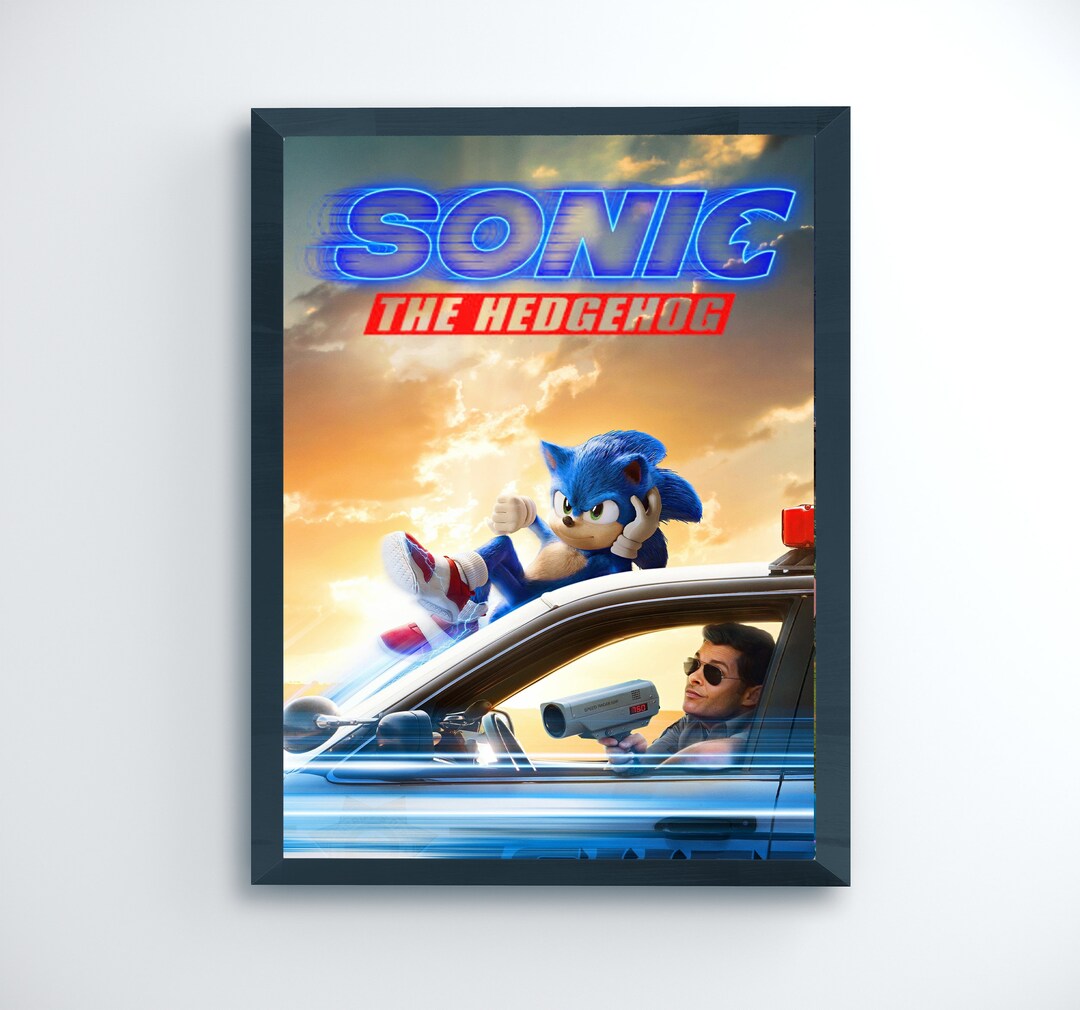 Sonic 2 Movie Poster Print 2022 Film Wall Art, Cinema A5 A4 A3 A2 A1