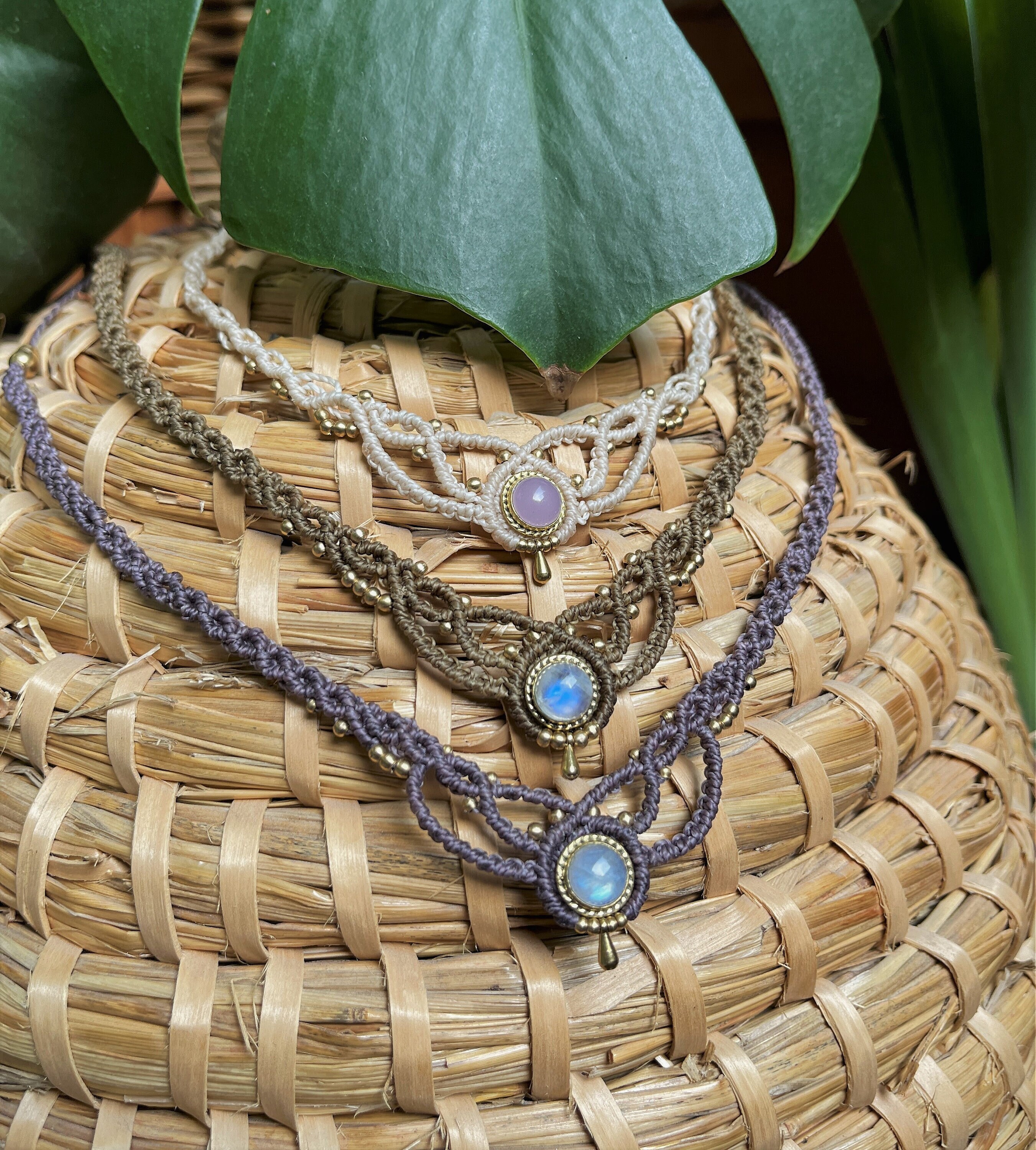Collana donna con ciondolo pendolo piramide esagonale di autentica