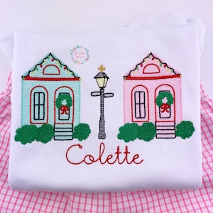 Weihnachten Häuser, Schrotflinte Häuser Skizze füllen Licht füllen schnelle Stich Maschine Stickerei Design-Datei