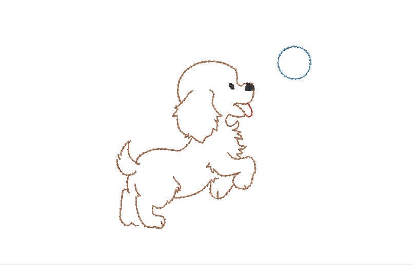 Dog hot sale chasing ball