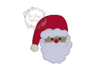Christmas Santa Claus mini fill stitch, Christmas mini, Christmas embroidery, machine embroidery design in three sizes