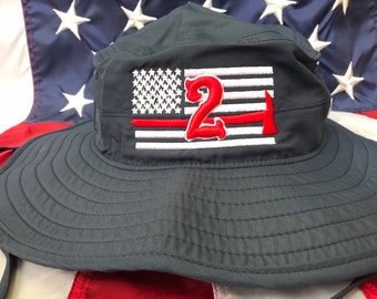 Thin RED Line SPARTAN Firefighter Fireman Flex Fit Baseball Cap Hat Choose Color
