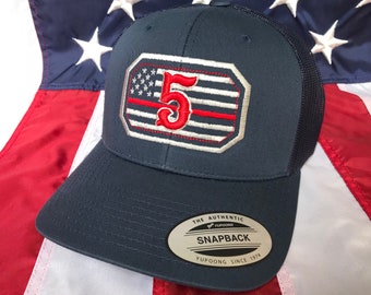 Free personalization Thin red line Fire fighter 3D nimber American flag passport sheild hat, fire cap, custom fire department hats