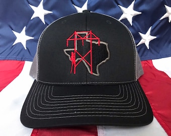 Any colors, any state, Texas transmission lineman, TX lineman, transmission lineman, distribution lineman embroidered hat