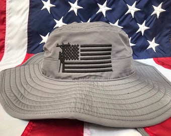 Any colors! Boonie hat, Lineman American flag boonie, Lineman boonie hat, summer