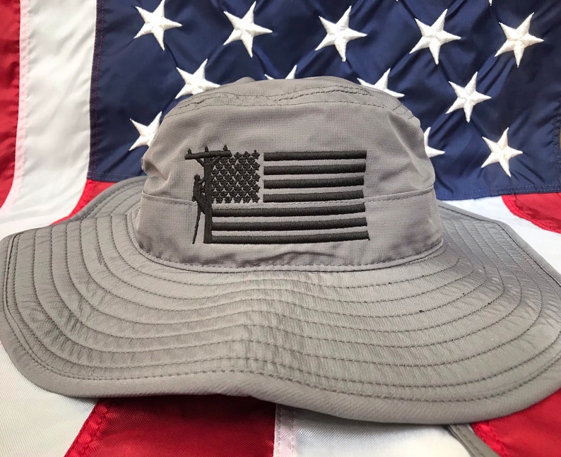 Any Colors Boonie Hat Lineman American Flag Boonie Lineman - Etsy