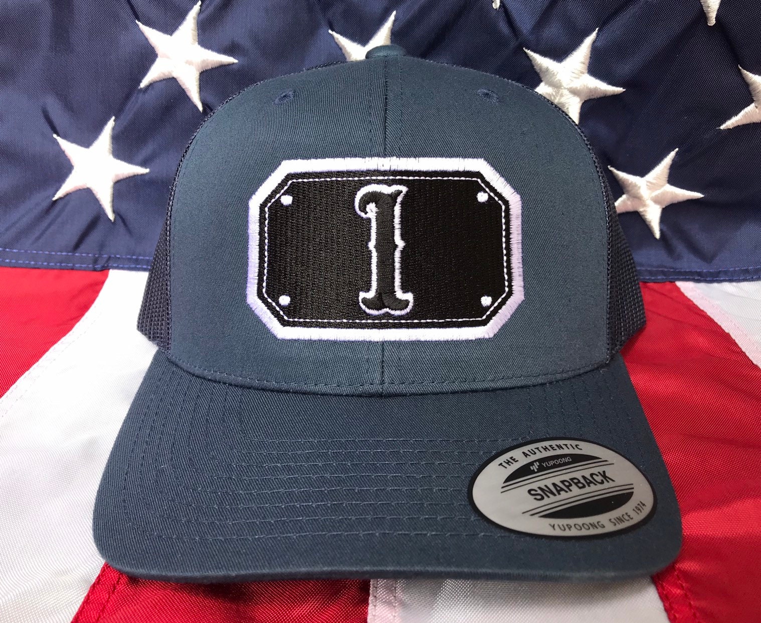 Free personalization, station passport shield fire fighter embroidered