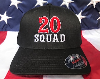 Free personalization any 3D numbers firefighter Squad hat, firefighter squad hat, fire department hat