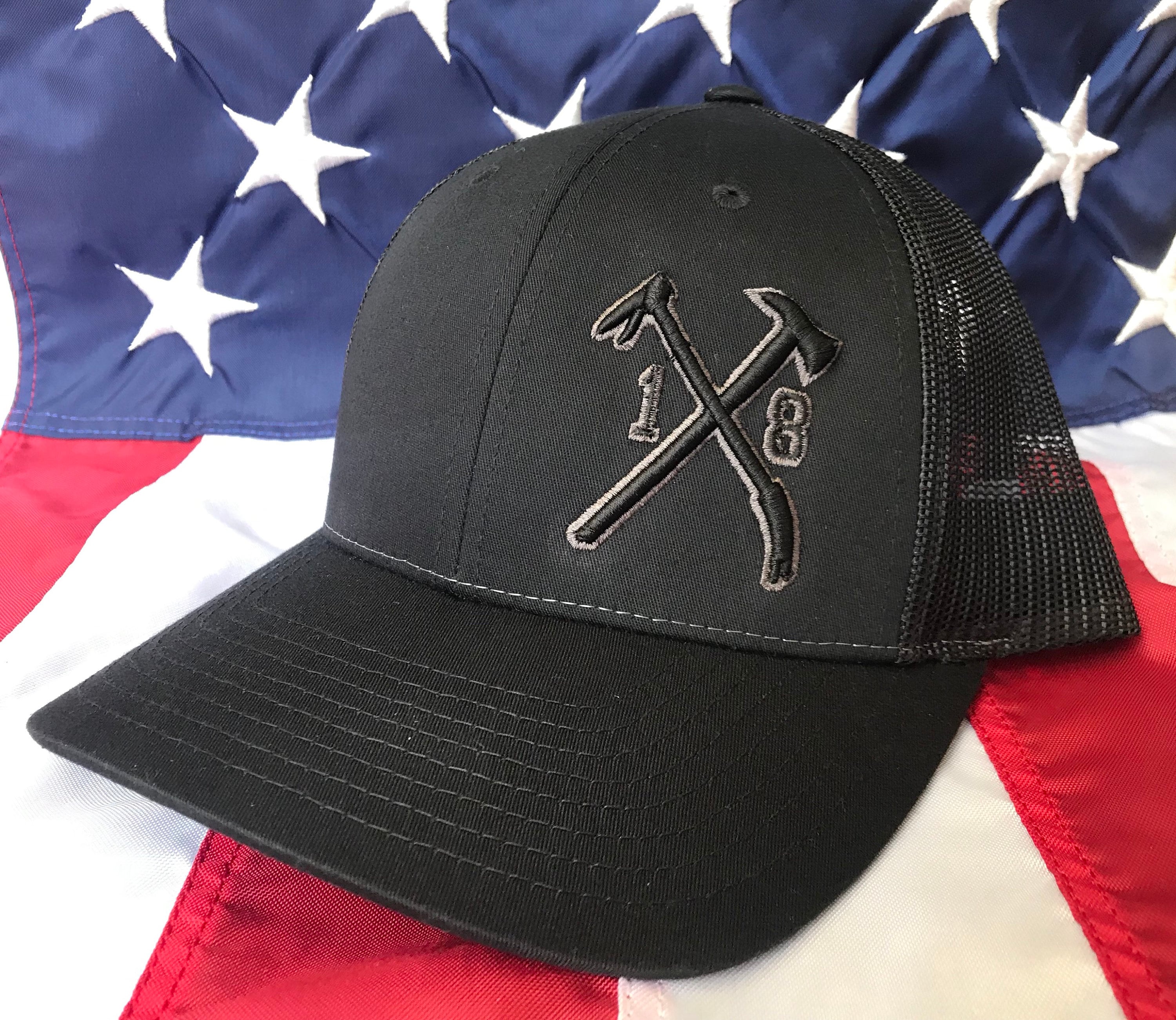 Free personalization, custom number 3D puff axe and halligan fire