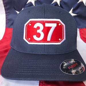 Free personalization, custom station passport red shield fire fighter embroidered hat, firefighter gift, custom fire deparment hat