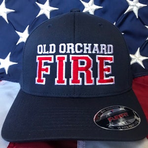Free personalization, custom Fire embroidered hat, Fire fighter hat, custom fire department hat
