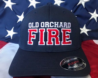 Free personalization, custom Fire embroidered hat, Fire fighter hat, custom fire department hat