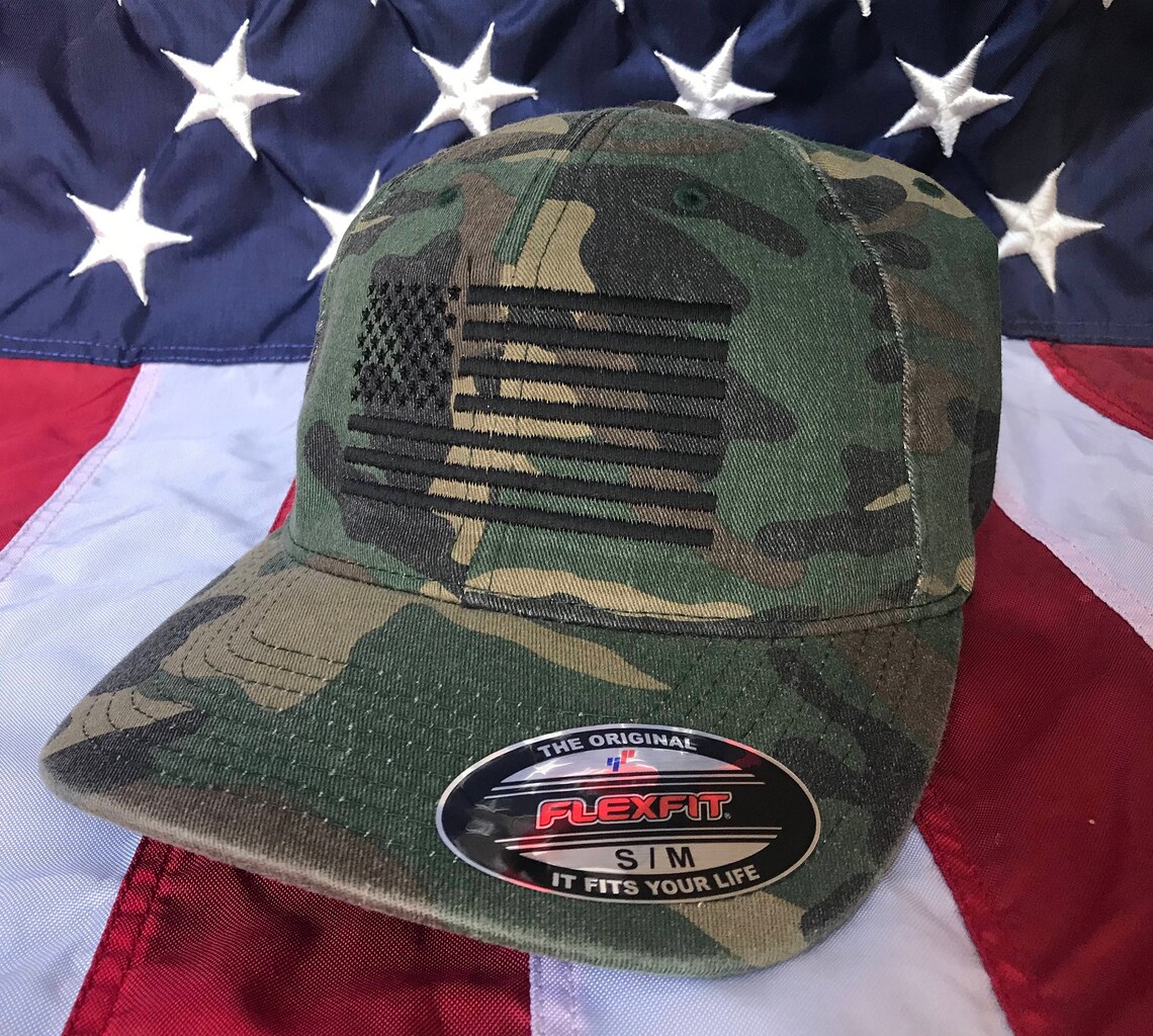 Mens Free Personalization American Flag Camo Hat - Etsy