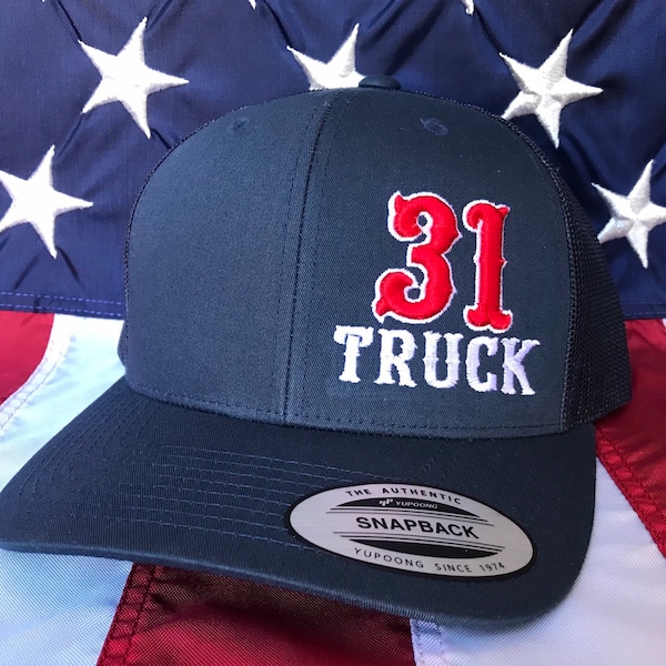 Fire Truck Hat - Etsy