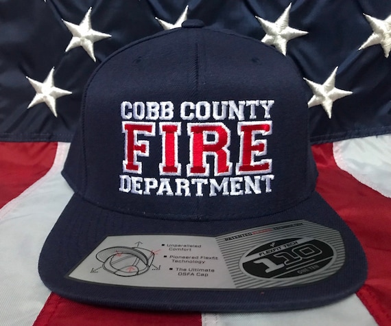 Free Personalization Custom Fire Department Embroidered Hat Fire