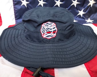 Any design! Boonie hat, Maltese cross American flag boonie, thin red line, boonie hat, summer, water rescue