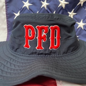 Any design, any colors! Boonie hat, custom 3D initials boonie, thin red line, boonie hat, summer, water rescue