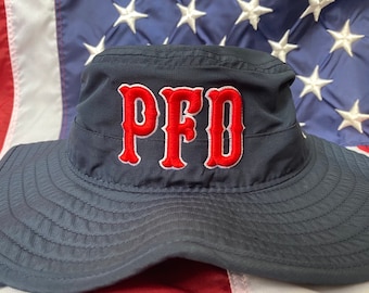Any design, any colors! Boonie hat, custom 3D initials boonie, thin red line, boonie hat, summer, water rescue