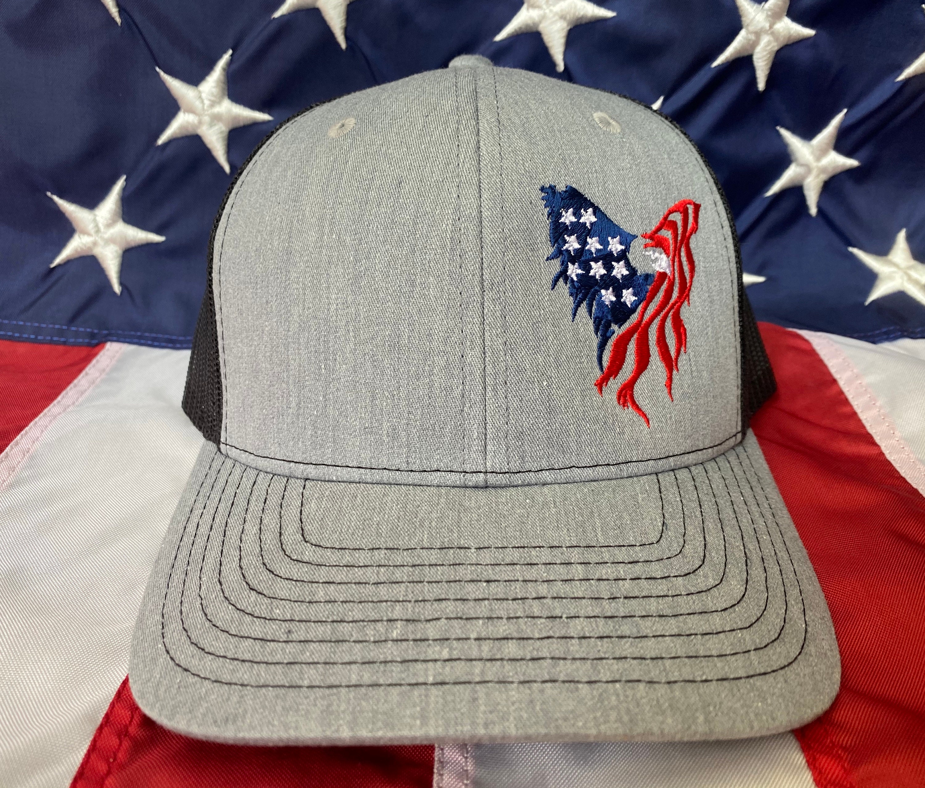 Eagle American flag embroidered hat Richardson snapback hat Etsy