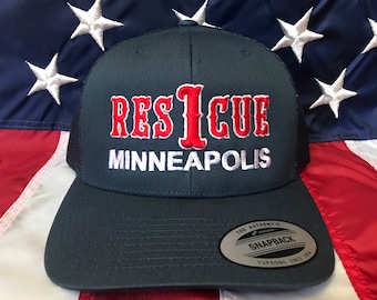Free personalization custom Rescue and city fighter station American flag hat, fire cap, custom fire fighter gift embroidered hat