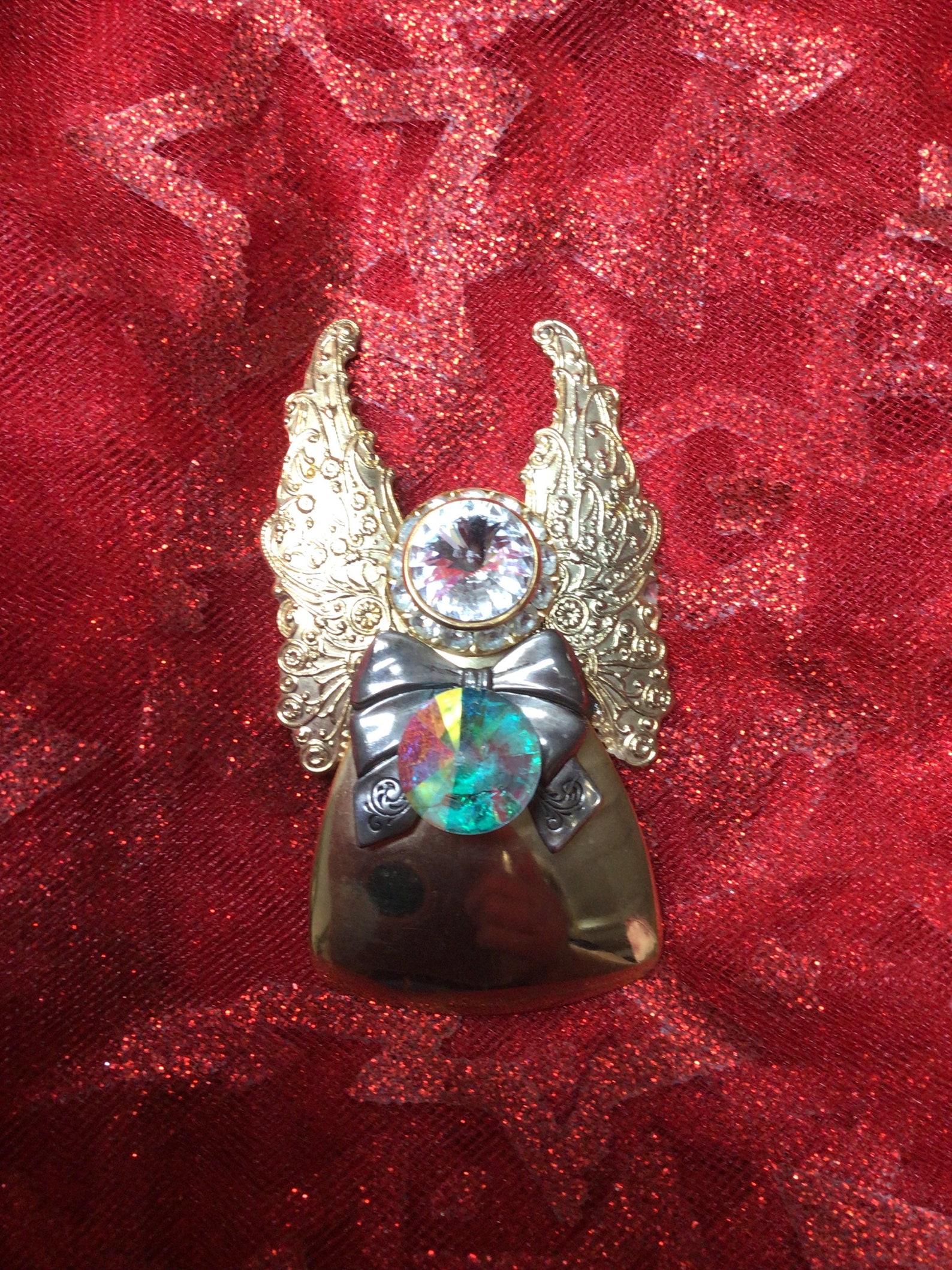 Ruby Angel Pin Angel Pin - Etsy